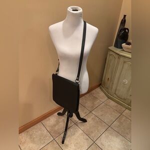 Coach Chelsea Messenger Shoulder Crossbody Bag Black Soft Glove Leather